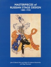 Russian Stage Design 18801930 In Two Volumes by Nina Lobanov-Rostovsky