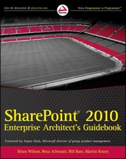 Cover of: Professional Sharepoint 2010 Enterprise Architects Guidebook by 