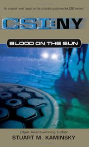 Cover of: Blood on the Sun (CSI: New York)