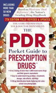 Cover of: The PDR Pocket Guide to Prescription Drugs by Thompson PDR