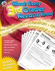 Cover of: Words Every 3rd Grader Needs To Know