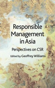 Cover of: Responsible Management In Asia Perspectives On Csr