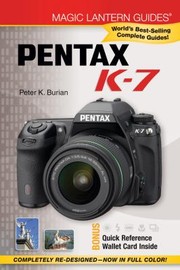 Cover of: Pentax K7 by 