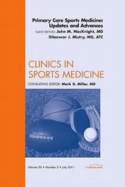 Cover of: Primary Care Sports Medicine Updates And Advances