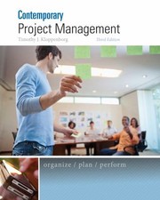 Cover of: Contemporary Project Management