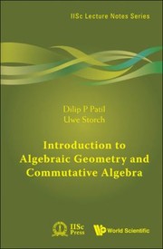 Cover of: Introduction To Algebraic Geometry And Commutative Algebra