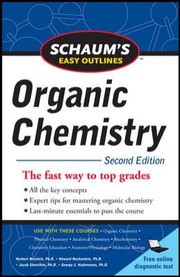 Cover of: Schaums Easy Outlines Organic Chemistry by 