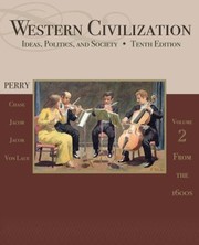 Cover of: Western Civilization Ideas Politics And Society