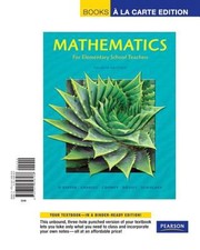 Cover of: Mathematics For Elementary School Teachers Books A La Carte Edition