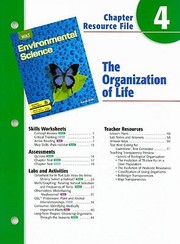 Cover of: Holt Environmental Science Chapter 4 Resource File by 