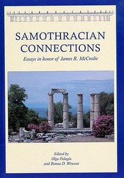 Samothracian Connections Essays In Honor Of James R Mccredie by Olga Palagia