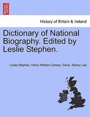 Cover of: Dictionary of National Biography by 