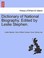 Cover of: Dictionary of National Biography