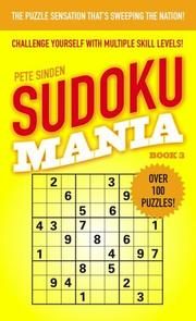 Cover of: Sudoku Mania #3 (Sudoku Mania) by Pete Sinden