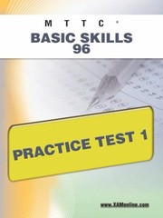 Cover of: Mttc Basic Skills 96 Practice Test 1