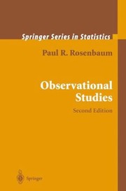 Front cover of Observational Studies by Paul R. Rosenbaum