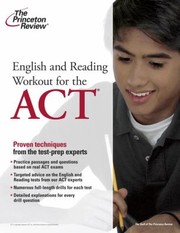 Cover of: English And Reading Workout For The Act