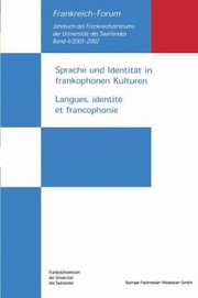 Cover of: Sprache Und Identit T in Frankophonen Kulturen