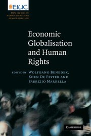 Cover of: Economic Globalisation And Human Rights Eiuc Studies On Human Rights And Democratization