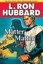 Cover of: A Matter Of Matter by 