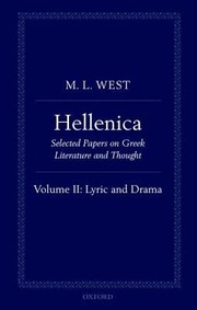 Cover of: Hellenica Selected Papers On Greek Literature And Thought