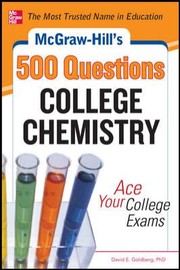 Cover of: Mcgrawhills 500 College Chemistry Questions Ace Your College Exams