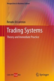 Cover of: Trading Systems Theory And Immediate Practice