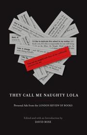 Cover of: They Call Me Naughty Lola | David Rose