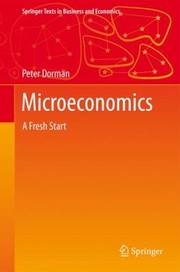 Cover of: Microeconomics A Fresh Start