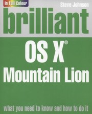 Cover of: Brilliant Mac Os X Mountain Lion