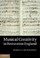 Cover of: Musical Creativity In Restoration England