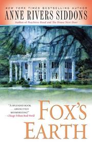 Cover of: Fox's Earth by Anne Rivers Siddons