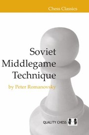 Cover of: Soviet Middlegame Technique by 