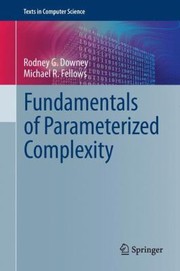 Cover of: Fundamentals Of Parameterized Complexity