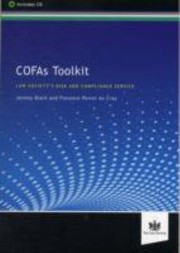 Cover of: Cofas Toolkit The Law Societys Risk And Compliance Section
