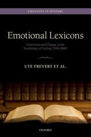 Cover of: Emotional Lexicons Continuity And Change In The Vocabulary Of Feeling 17002000