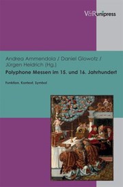 Cover of: Polyphone Messen Im 15 Und 16 Jahrhundert Funktion Kontext Symbol by 