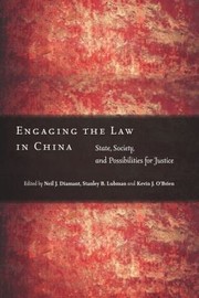 Cover of: Engaging The Law In China State Society And Possibilities For Justice