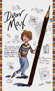 Cover of: Dear Max by by D.J. Lucas, aka Sally Grindley ; illustrated by Tony Ross.