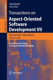 Cover of: Transactions On Aspectoriented Software Development