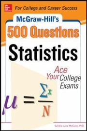 Cover of: Mcgrawhills 500 Statistics Questions