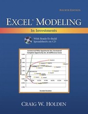 Cover of: Excel Modeling In Investments
