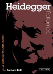 Cover of: Heidegger Reframed A Guide For The Arts Student