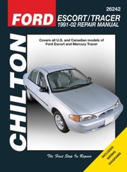 Ford Escort  Mercury Tracer
            
                Chiltons Total Car Care Repair Manuals by Alan Ahlstrand