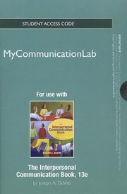 Cover of: The Interpersonal Communication Book Student Access Code
            
                Mycommunicationlab