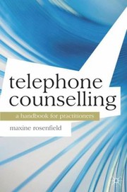 Cover of: Telephone Counselling A Handbook For Practitioners by 