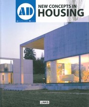 Cover of: New Concepts In Housing by 