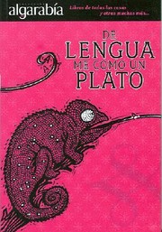 Cover of: De Lengua Me Como Un Plato I Eat My Food With My Tounge