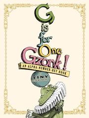 Cover of: G Is for One Gzonk! (Limited Edition) by Tony DiTerlizzi