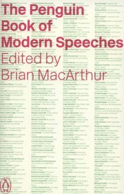 Cover of: The Penguin Book Of Modern Speeches by 